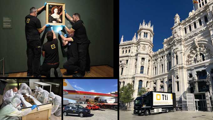 Tti transport d'oeuvre d'Art à Madrid, Barcelone et Valence