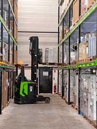 Stockage sur rack à Caen