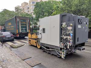 Manutention de machines outils &agrave; Paris