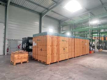 Stockage en caisse pour l&rsquo;export international