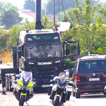Rousselot Manutention mobilis&eacute;e lors de l'&eacute;vacuation de l'&eacute;pave d'un avion pr&egrave;s de Nancy