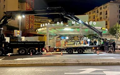 Remplacement de trottoirs roulants à la gare de Monaco