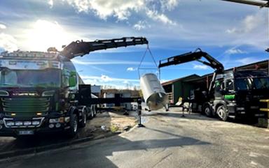 Elevação industrial de tanques industriais