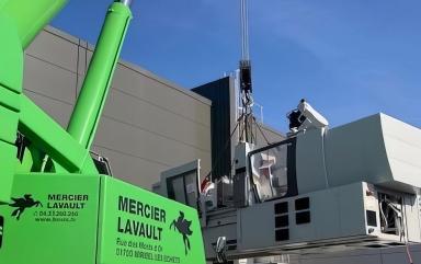 Manutention et levage de presses industrielles près de Lyon