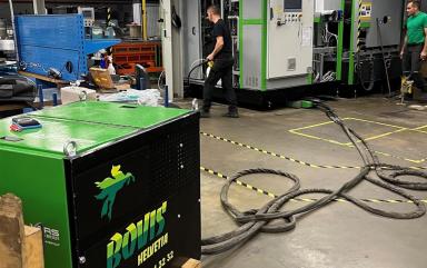 Manutention de machines en Suisse près de Fribourg