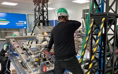 Handling in a Cleanroom Laboratory Near Toulouse