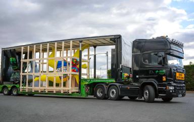 Fabrication d’une caisse sur-mesure pour une sculpture monumentale de Niki de Saint Phalle 