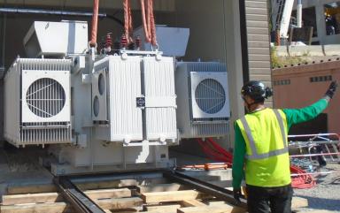 Stockage, livraison et manutention d’un transformateur dans les Alpes-de-Haute-Provence (04) 