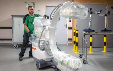 Déménagement d’hôpital à Angers (45)