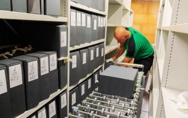 Déménagement d’archives dans le Vaucluse
