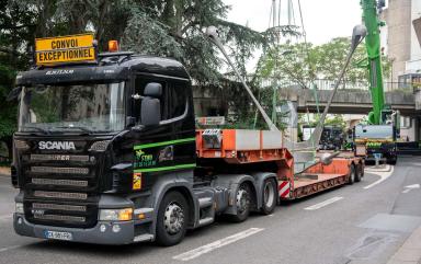Déménagement d’un monument public à Évry (91)