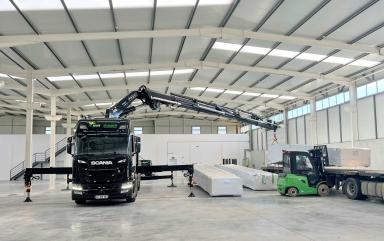 Stockage de machines industrielles lourdes au Portugal