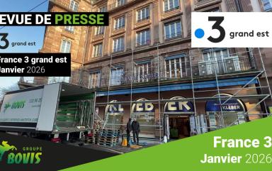Bovis Alsace au cœur de l’opération exceptionnelle de la Librairie Kléber à Strasbourg