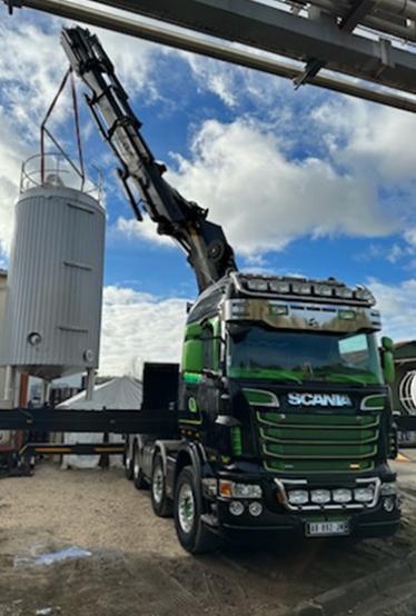 Elevação industrial de tanques industriais