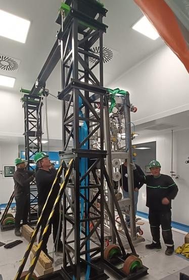 Handling in a Cleanroom Laboratory Near Toulouse