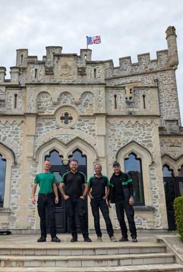 Déménagement de mobiliers dans un château du Pas de Calais