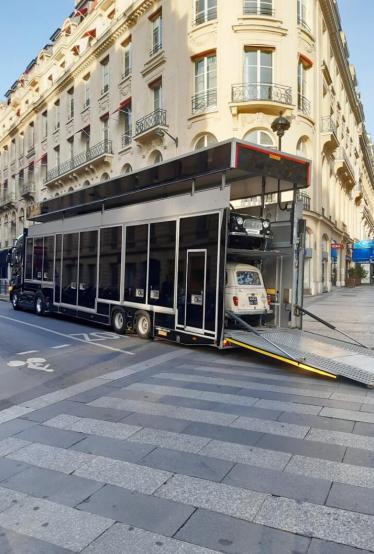 Transport international de véhicules confidentiels