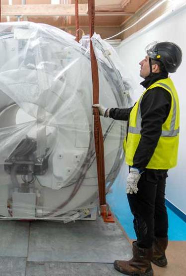 Handling and Installation of an MRI in Paris