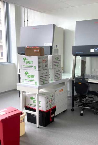 Laboratory Relocation in Lyon, France