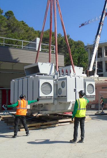 Stockage, livraison et manutention d’un transformateur dans les Alpes-de-Haute-Provence (04) 