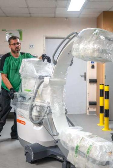 Déménagement d’hôpital à Angers (45)