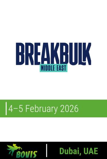 Bovis Middle East au salon Breakbulk Middle East 2026 à Dubaï