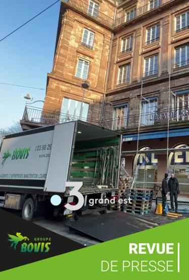 Bovis Alsace au cœur de l’opération exceptionnelle de la Librairie Kléber à Strasbourg
