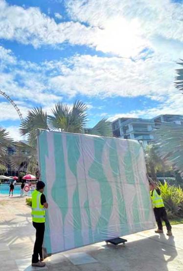 Art Installation in a Luxury Hotel in Dubai