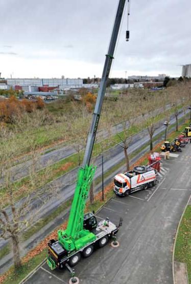 Levage à Caen : DML présente ses grues automotrices au Forum Construction