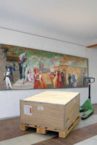 Déménagement des archives de l’École Polytechnique à Paris (75)