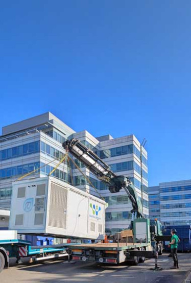 Manutention de générateur électrique sur un site aéronautique des Yvelines (78) en Île-de-France