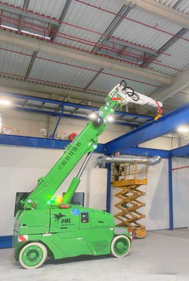 Levage par grue électrique à Caen (14) : DML investit dans une grue électrique de 15 tonnes