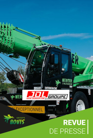 Deux nouvelles grues pour renforcer les capacités de levage de Bovis Mercier Lavault