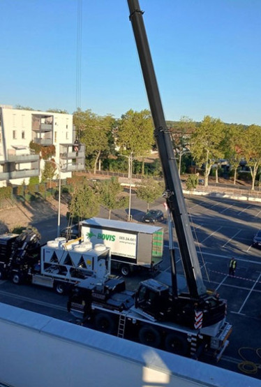 Grutage près de Toulouse dans le secteur de l'énergie 