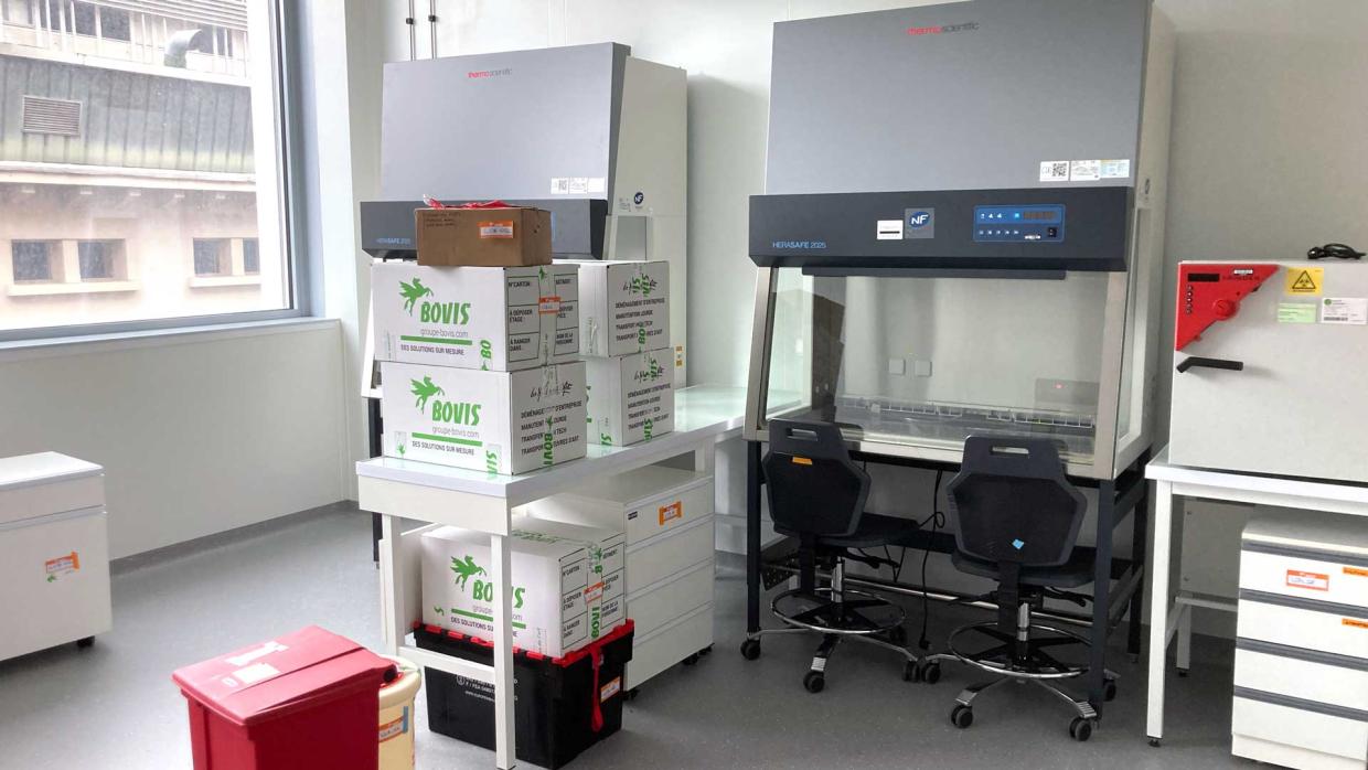 Laboratory Relocation in Lyon, France