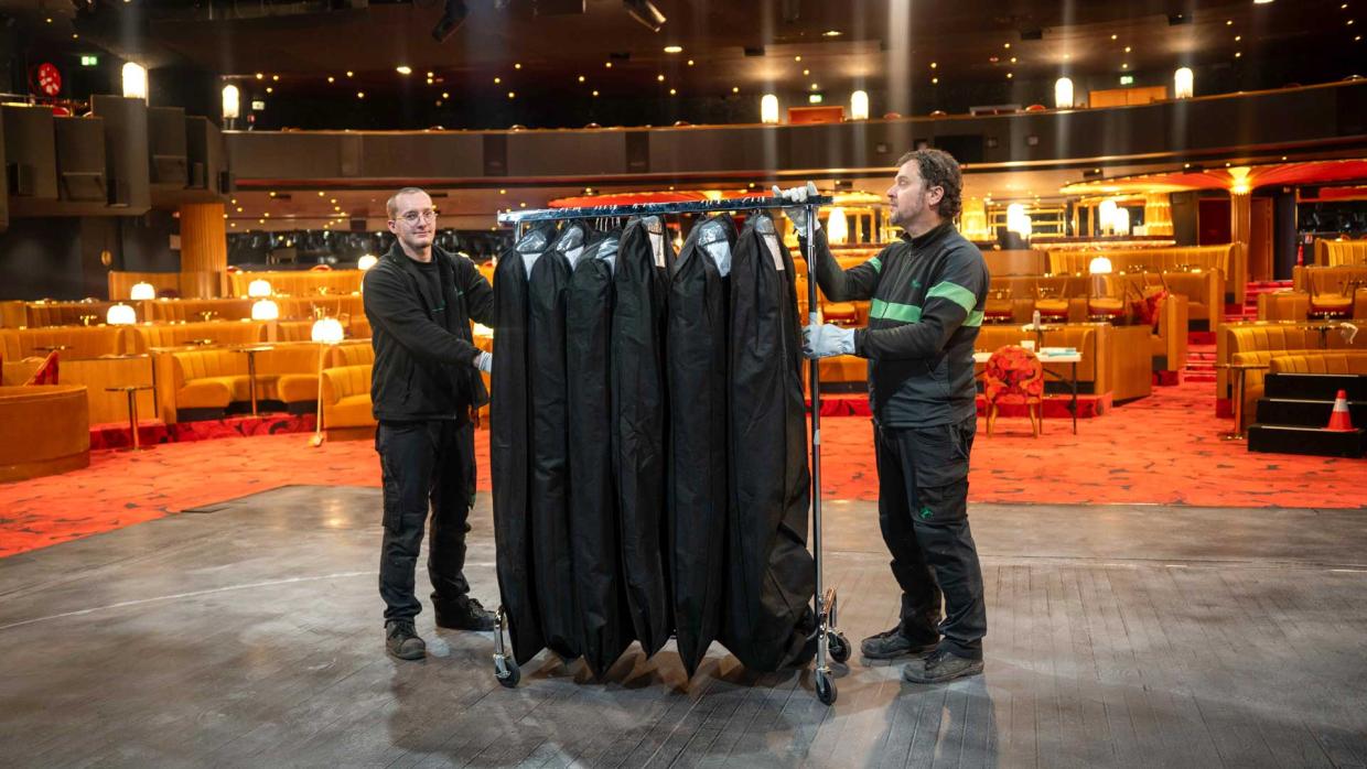 Relocation and Storage of Lido Stage Sets in Paris