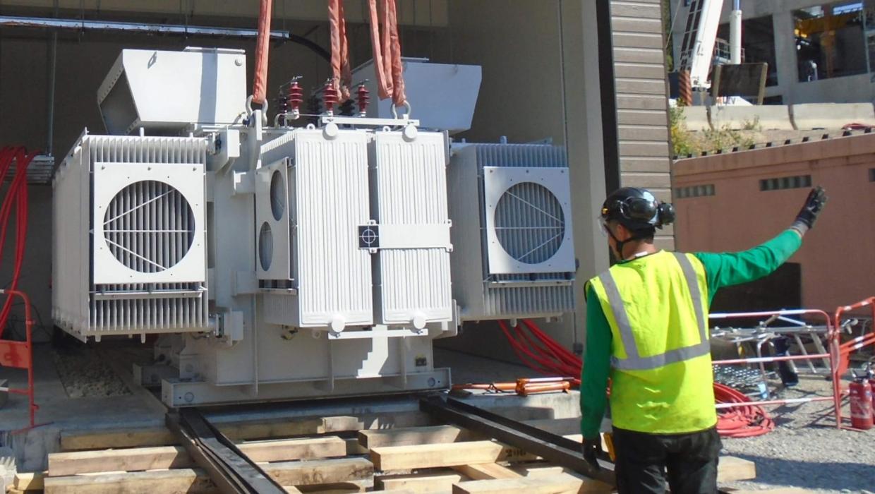 Stockage, livraison et manutention d’un transformateur dans les Alpes-de-Haute-Provence (04) 