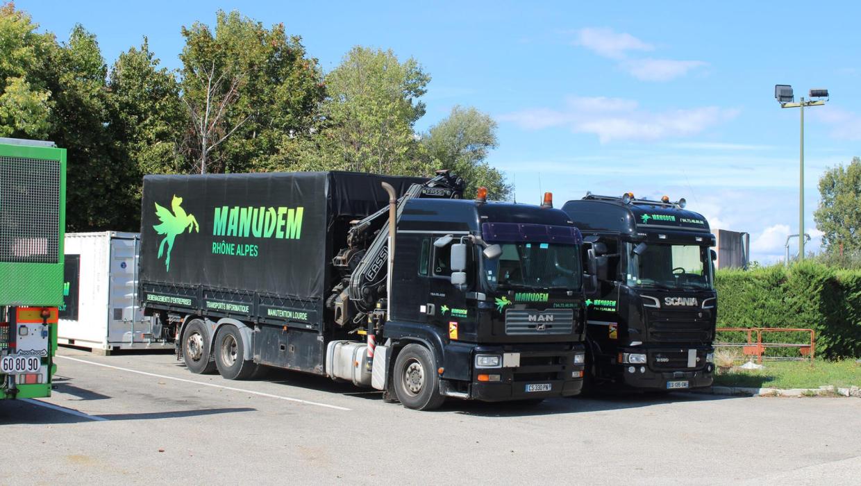 Grutage et manutention près de Lyon Manudem Rhône Alpes