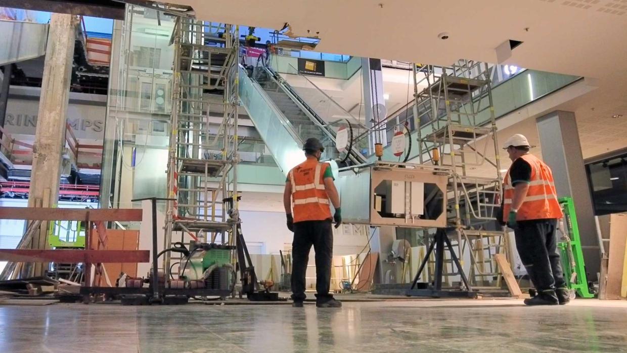 Déplacement d’escaliers mécaniques en Ile-de-France