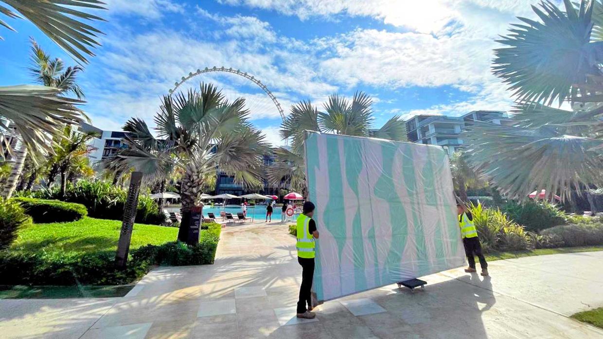 Art Installation in a Luxury Hotel in Dubai