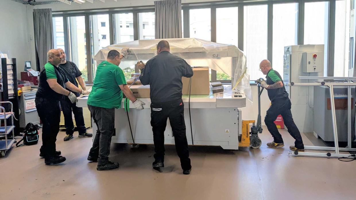 Transport de machine industrielle en Île-de-France