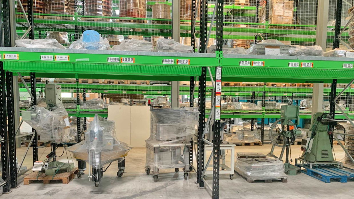 Stockage sécurisé de machines industrielles à Besançon (25)