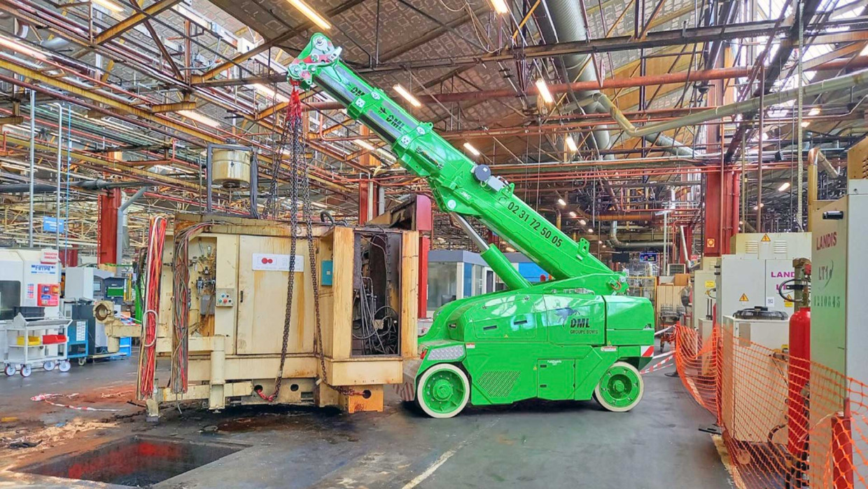 Levage par grue électrique à Caen