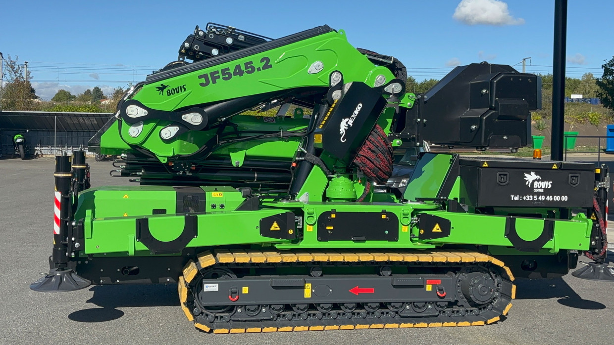 New Jekko JF545.2 CDH Spider Crane: Bovis Centre Strengthens Its Industrial Lifting Capabilities