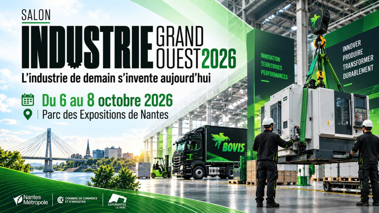 Le Groupe Bovis au Salon Industrie Grand Ouest 2026 à Nantes