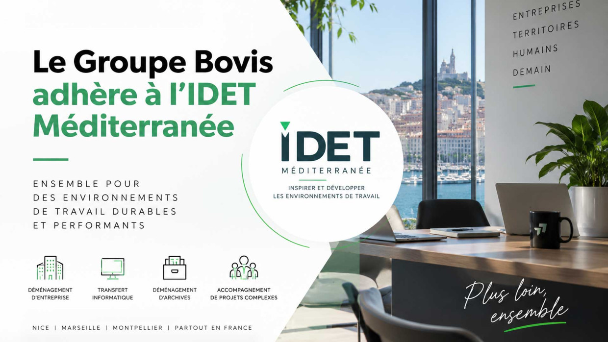 Le Groupe Bovis rejoint l’IDET, l’association des Directeurs des Environnements de Travail