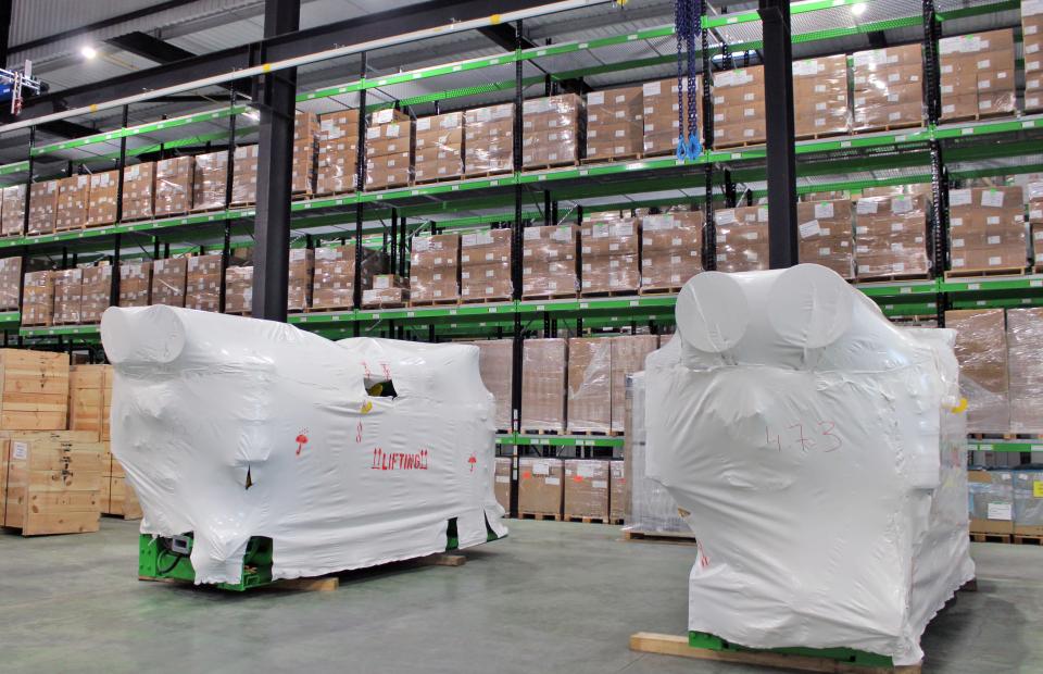 Stockage de machine industrielle