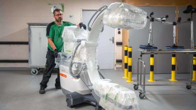 Déménagement d’hôpital à Angers (45)