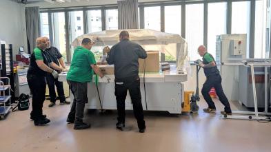 Transport de machine industrielle en Île-de-France