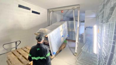 Manutention d’un TGBT au nouveau CHU de Caen (14)